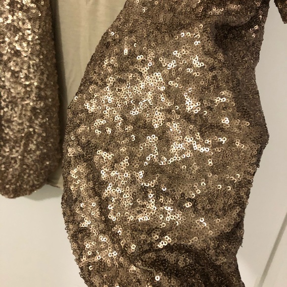 Gold sequinned jacket - Picture 2 of 6